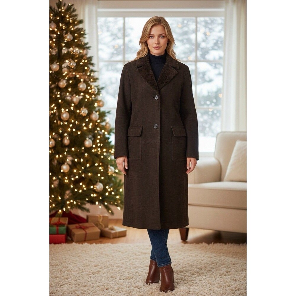 Vintage Harve Benard By Benard Holtzman Long Woman Coat Size 6 Outdoors Snow
